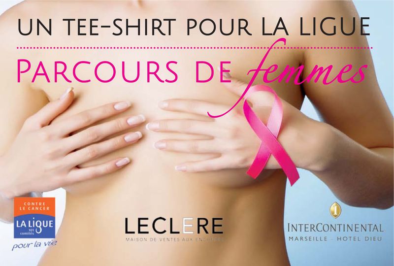 Vente aux enchères au profit de la Ligue contre le Cancer - recto